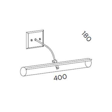 PUJOL A-1003 Iluminacuadros Oro Brillo