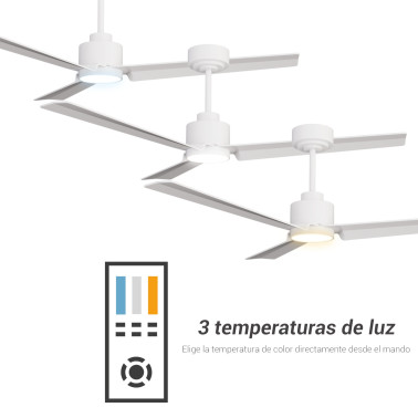 SULION ANNE LUZ Ventilador de Techo Blanco