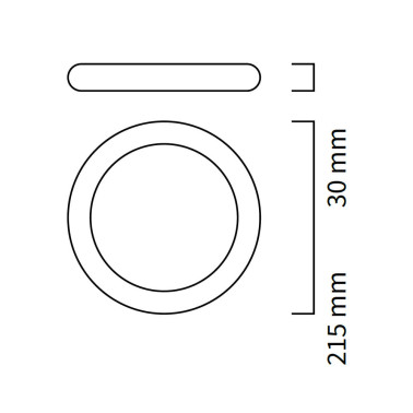 ATMOSS TUBO LED T9 CIRCULAR 15W 5000K