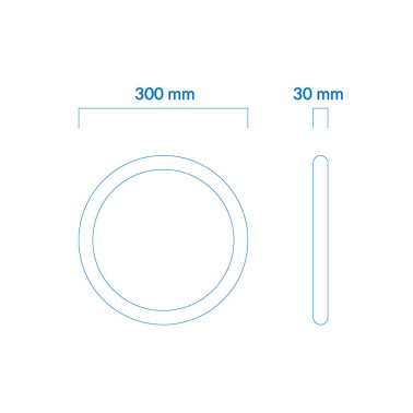 ATMOSS TUBO LED T8 CIRCULAR 20W 5000K