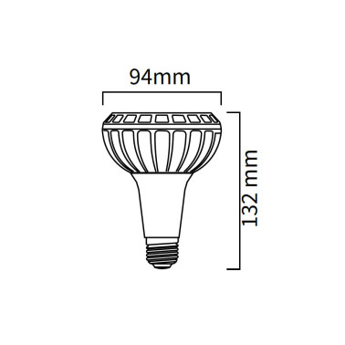 ATMOSS PAR30 LED CREE E27 28W 3200K 30°