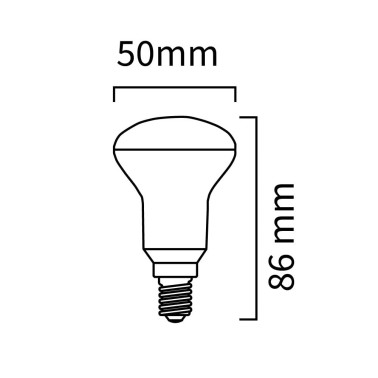 ATMOSS Bombilla LED Reflectora R50 E14 5W 3200K