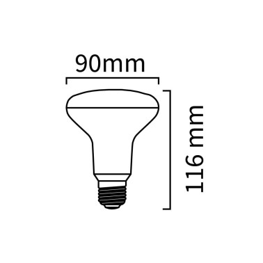 ATMOSS Bombilla LED Reflectora R90 E27 12W 5000K