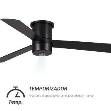 SULION MIST Ventilador Negro con Nebulizador