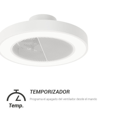 SULION SEED Plafón Ventilador Blanco