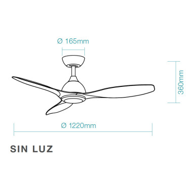 MARTEC ELITE DC Ventilador Blanco WIFI