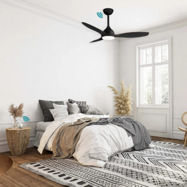 MARTEC ELITE DC LED Ventilador Negro WIFI