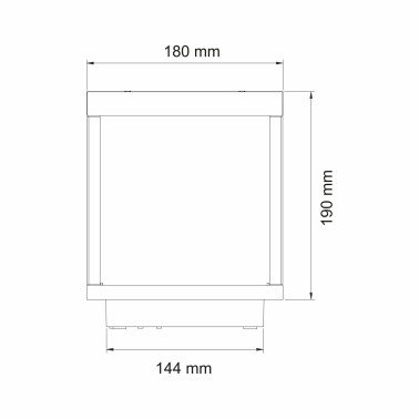 BENEITO FAURE VISOR Lámpara Portátil Solar Corten