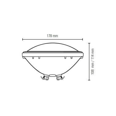 LIGHTED Bombilla Piscina LED RGB PAR56 IP68 18W 12V