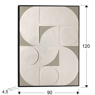 SCHULLER GEOMIA Bajorrelieve 90x120