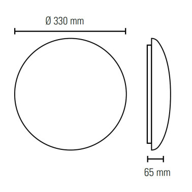 LIGHTED PLAFÓN LED 18W 6000K