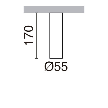 EXO LIGHTING TANIA 170 Foco de Superficie Blanco