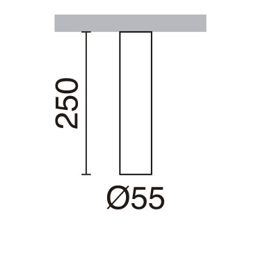 EXO LIGHTING TANIA 250 Foco de Superficie Oro