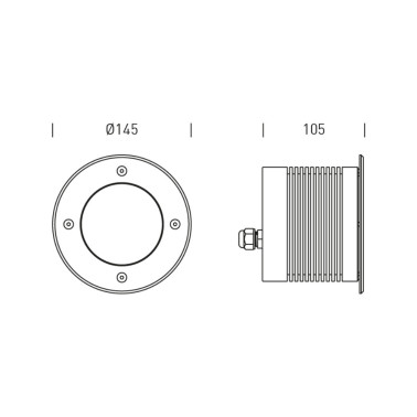 HOFFLIGHTS SERBIA 20 Empotrable Inox 316