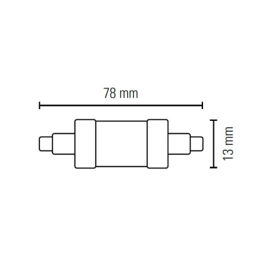 LIGHTED Bombilla Lineal J78 COB 4W 4000K