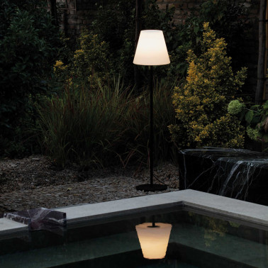 IDEAL LUX ARCADIA Pie de Exterior Antracita