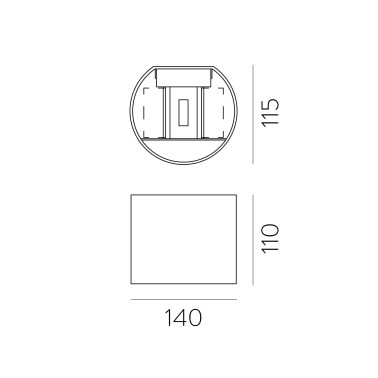 ACB KOWA Aplique Oro 2x6W IP65