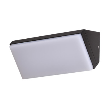 LIGHTED SIRIO Aplique Rectangular Negro