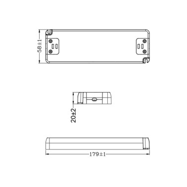LIGHTED Driver ALG 150W 48V