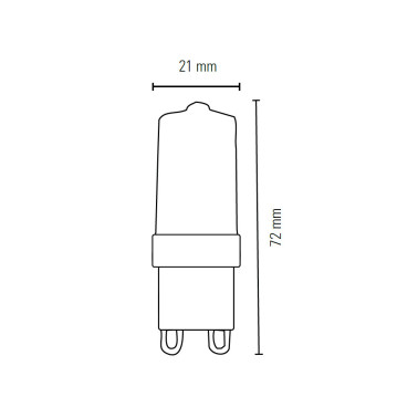 LIGHTED Bombilla G9 LED 7W 5000K