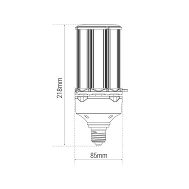 LIGHTED CORN Bombilla para Farolas E40 54W 3000K