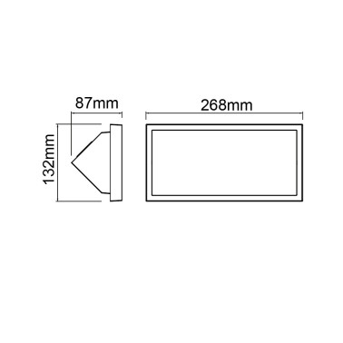 MANTRA CREEK Aplique 20W CCT Corten