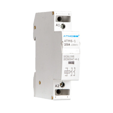 ATMOSS CONTACTOR MODULAR 2P 25A 1M