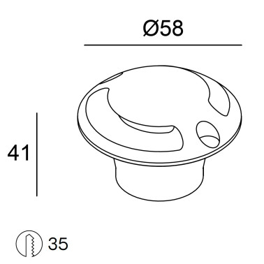 LEDSC4 PIXEL 2 Acero Inoxidable 3000K