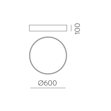 ACB ISIA 600 Plafón Negro CCT