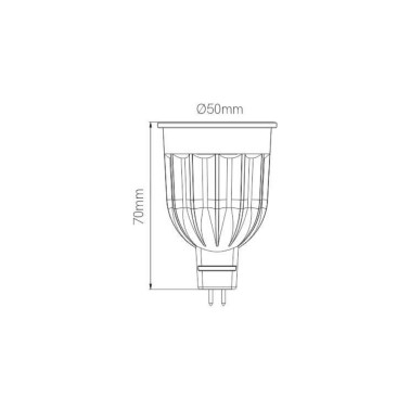 BENEITO FAURE Power MR16 Bombilla 12W 2700K