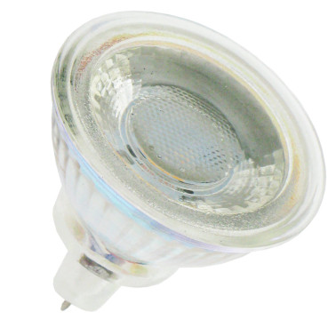 LAES Bombilla MR16 12V Cristal 3000K 36º