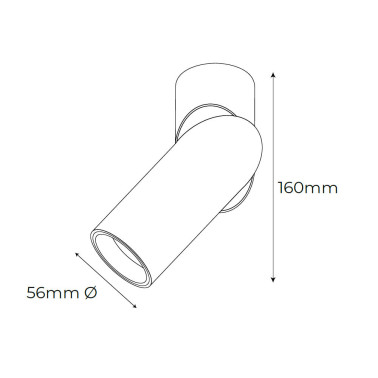 LAES JUNO FLEX Foco Orientable GU10 Blanco