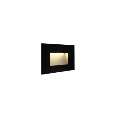 ONE LIGHT 120 Empotrable de Cristal Negro