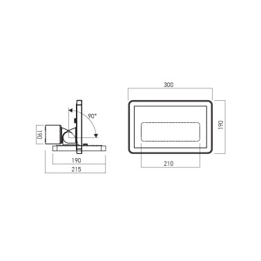 REDO FLUX Proyector Orientable Gris Oscuro 50W