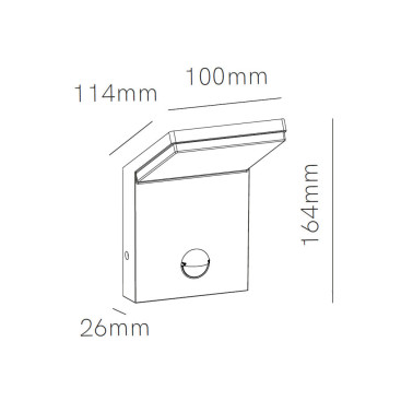 BENEITO FAURE NEO Sensor Aplique Blanco 3000K