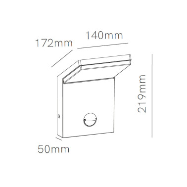 BENEITO FAURE NEO XL Sensor Aplique Blanco 3000K