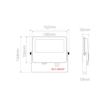 BENEITO FAURE SKY Switch 20W Proyector Blanco