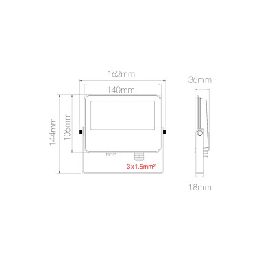 BENEITO FAURE SKY Switch 30W Proyector Blanco