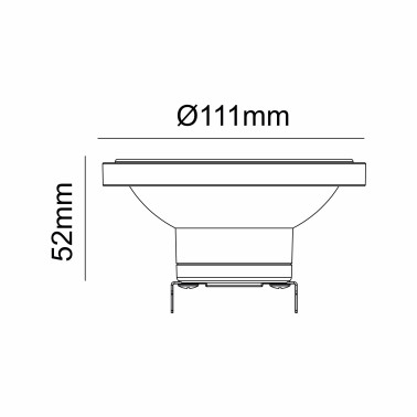 BENEITO FAURE Bombilla AR111 15º G53 2700K