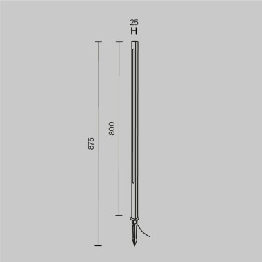 MAYTONI POLE 800 Baliza Con Estaca