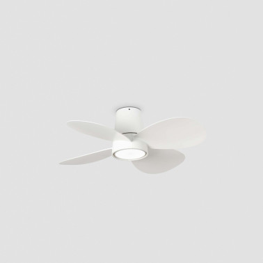 FARO KLOVER S Ventilador Blanco LED CCT DIM