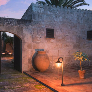 SLV MOLAT E27 Baliza con Brazo Antracita