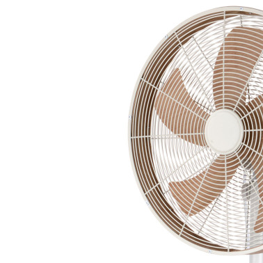 FABRILAMP ALCAÑIZ Ventilador Sobremesa Blanco/Haya