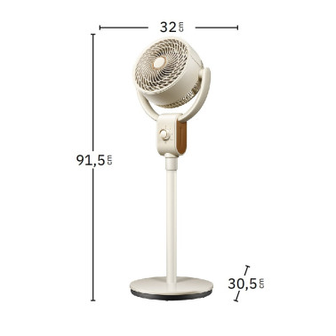 FABRILAMP MONTENEGRO Ventilador De Pie Beis/Haya