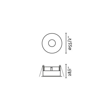 FARO TAST R Empotrable Blanco IP65