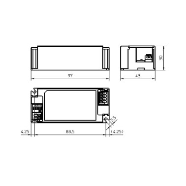 FARO DRIVER Configurable 150-500mA 10-42VDC 21W