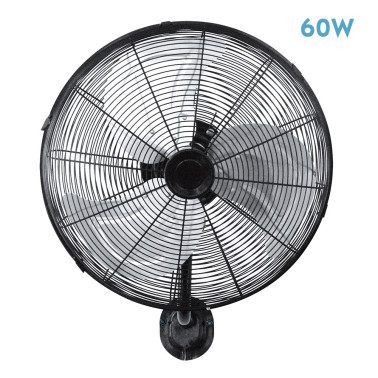 FABRILAMP ARRECIFE 400 Ventilador De Pared Negro