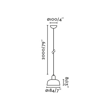 FARO TATAWIN S Metal Colgante Blanco