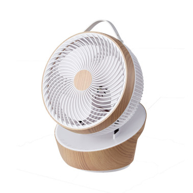 FABRILAMP PETIRROJO Ventilador Sobremesa Blanco/Haya