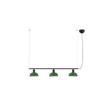 FARO TATAWIN S Metal Lineal Colgante Verde